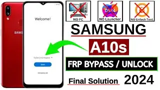 Samsung A10S FRP Bypass 2024 Android 11 | SM-A107F/DS Reset Google Account | FRP Unlock Without PC