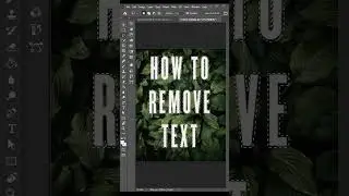 How to remove text in photoshop #shorts #photoshop #photoshoptutorial #photoshopediting