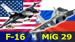 Duelo de titanes! F-16 Fighting Falcon vs Mig-29