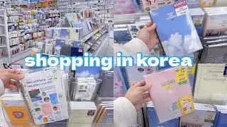 shopping in korea vlog 🇰🇷 new 2024 diary & planners 📒 daiso stationery haul