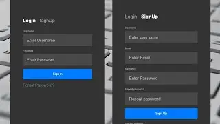 Registration form in html css | how to create login and registration form html css