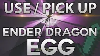 How to Use + Pick Up an Ender Dragon Egg | Minecraft Xbox 360 Edition - TU9 Update