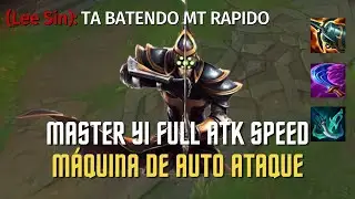 [ASSUSTADOR] MASTER YI FULL ATK SPEED 2021 [DERRETENDO INIMIGOS]