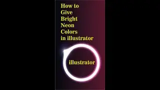 How to give bright neon colors in illustrator