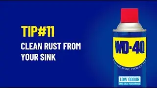 How to Clean Rust From Your Sink Using WD-40 Low Odour