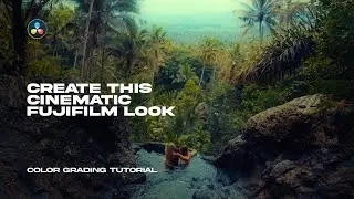 Create This Cinematic Fujifilm Color Grade in Davinci Resolve 18