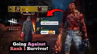So I Went Against Rank 1 Survivor Again But..! | Dbd Mobile