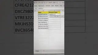 Separate Numeric Data In Excel 🔥 | Excel Tricks ‼️ 