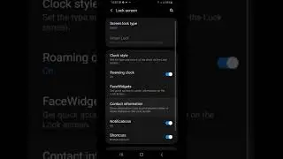 Setup Lockscreen Message on Samsung Galaxy Smartphone #shorts #lockscreen #samsung