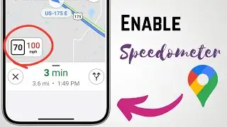 How To Turn On Speedometer On Google Maps On iPhone! (2024)