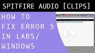 How to Fix Error 5 in LABS/Windows