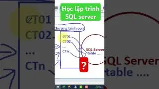 Tại sao cần học lập trình sql server