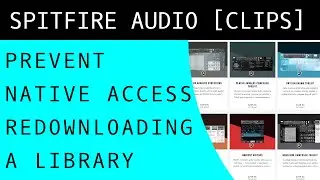 Prevent Native Access Re downloading a Library