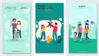 Family Day Instagram Stories B60 | Adobe After Effects template Free download project