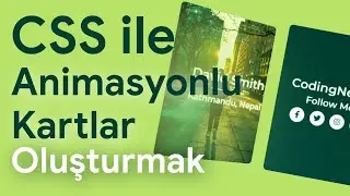 CSS ile Animasyonlu Kartlar Oluşturmak | CSS Dersleri