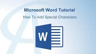 How To Add Special Characters In Word