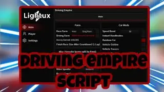 [NEW] Driving Empire Script | Auto Farm | Race Farm | Infinite Money | AND MORE | PASTEBIN