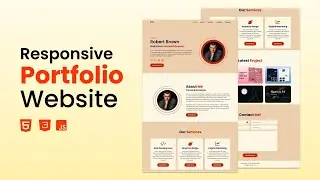 Build and Deploy a Responsive Portfolio Website Using HTML, CSS and JavaScript