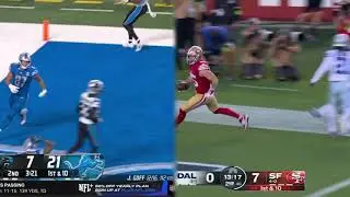 Lions and 49ers pull off the same play on the same day (side-by-side comparison)