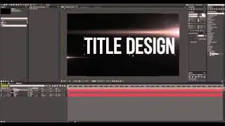 How to create a Cinematic Title Design │ After Effects Tutorial : Complete Explanation!