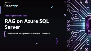 RAG on Azure SQL Server