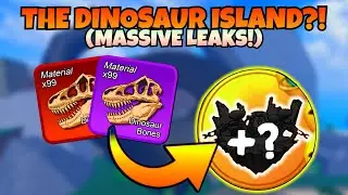 HIDDEN Dinosaur Island & Dinosaur Bones Material OFFICIAL Leaks!! (Blox Fruits)