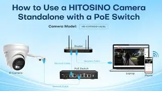 How to Use a Hitosino PoE Camera Standalone with a PoE Switch | Step-by-Step Tutorial