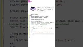 🖨📈 Using the IF Statement to Print Messages in SQL Server