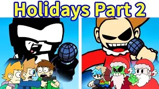 Friday Night Funkin': *Amazing* The Holiday Mod Part 2 FULL WEEK + Cutscenes [FNF Mod/HARD]