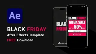 Black Friday After Effects Template Free Download