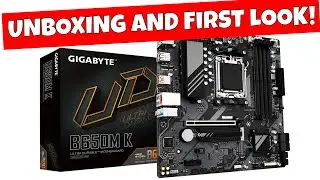 Gigabyte UD B650M K MATX AM5 Motherboard Unboxing & First Look - Amazon Prime Deals Coming