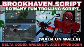 🏡Brookhaven RP Script Pastebin The Best Trolling GUI Latest Version Supported Many Games No Key