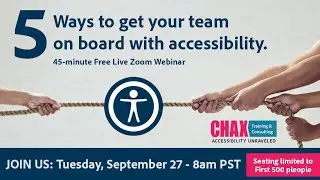 5 Ways to get your team on board with Accessibility