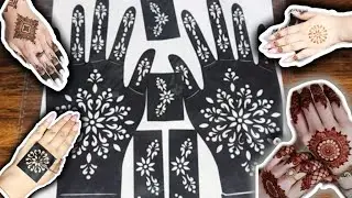 How To Apply Mehndi Stickers  | Quick & Easy | Beautiful Mehndi Sticker design