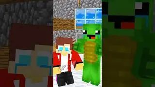 HELP! JJ baby and Mikey baby - Minecraft Animation #shorts #maizen #minecraft