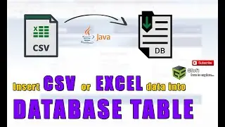 how to insert data using CSV file into database table in java | netbeans tutorials #37