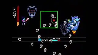 Deltarune Chapter 2 Debug Mode - Queen as a regular enemy encounter