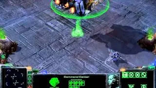 Terran buildings going insane.