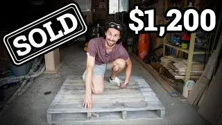 Turning a Free Pallet into a $1,200 Desk