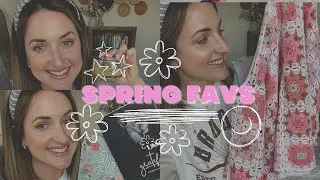 FAVORITE THINGS LATELY||SPRING🌸FAVS||CLOTHES+BOOKS+PRODUCTS+PODCASTS + MORE!