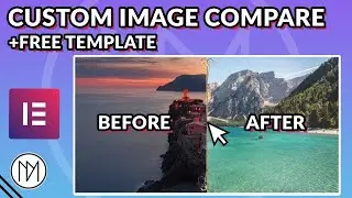 Custom Image Compare Slider - Elementor - CSS/JS - Tutorial 2024