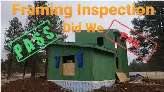 DIY Cabin Framing Inspection! (laying Out Electrical Boxes)