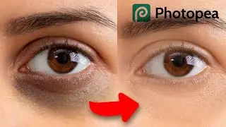 Lighten the Eyebugs using Photopea