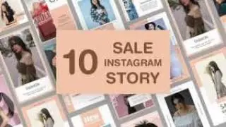 10 Sale Instagram Story Video | After Effects Templates Download