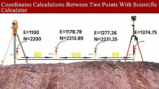 How to Calculate Coordinates from Distance and Bearing Where we have Coordinate of a known Point