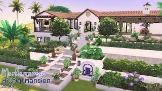 Elevated Elegance: Luxurious Californian Hilltop Hacienda | The Sims 4 | Speed Build | NoCC