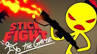 БИТВА СТИКМЕНОВ в угарной игре Stick Fight The Game #2