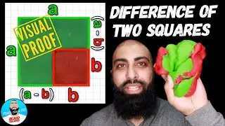 Visual Proof for Difference of Two Squares a² – b² | Beard Squared