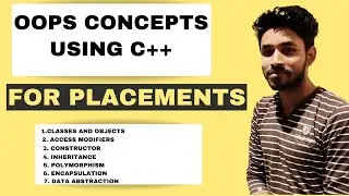 Lecture 0: OOPs Concepts in C++ | Fundamental Concepts of Object Oriented Programming