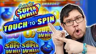 💲 MAX BET 💲 Spins to WIN the 🎡 SUPER WHEEL 🎡! Quick Hit Super Wheel Bonus WINS